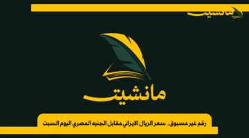 رقم غير مسبوق.. سعر الريال الإيراني مقابل الجنيه المصري اليوم السبت 1